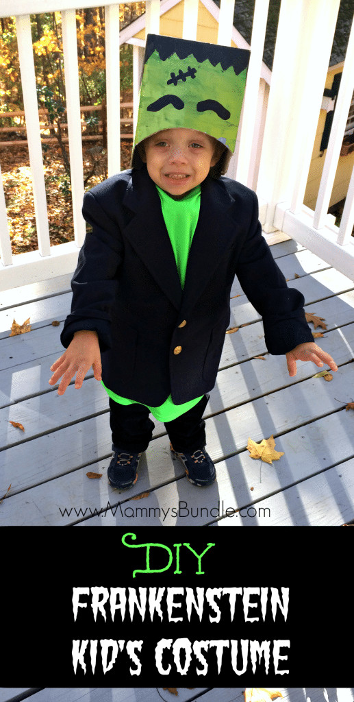 Frankenstein Costume DIY
 13 Easy DIY Halloween Costumes Your Kids Will Love