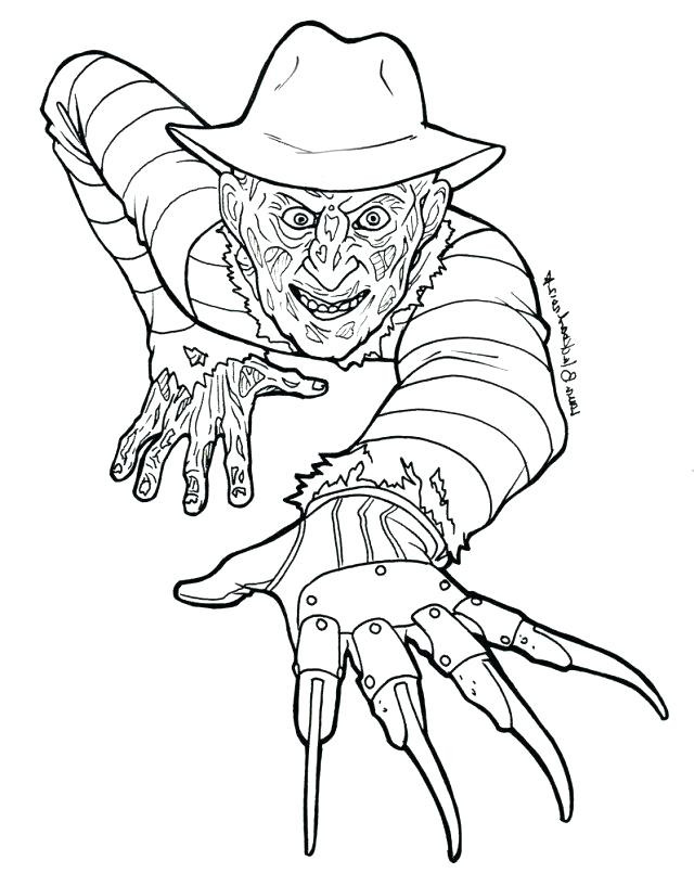 Freddy Krueger Coloring Pages
 Freddy Krueger Coloring Pages Printable at GetColorings