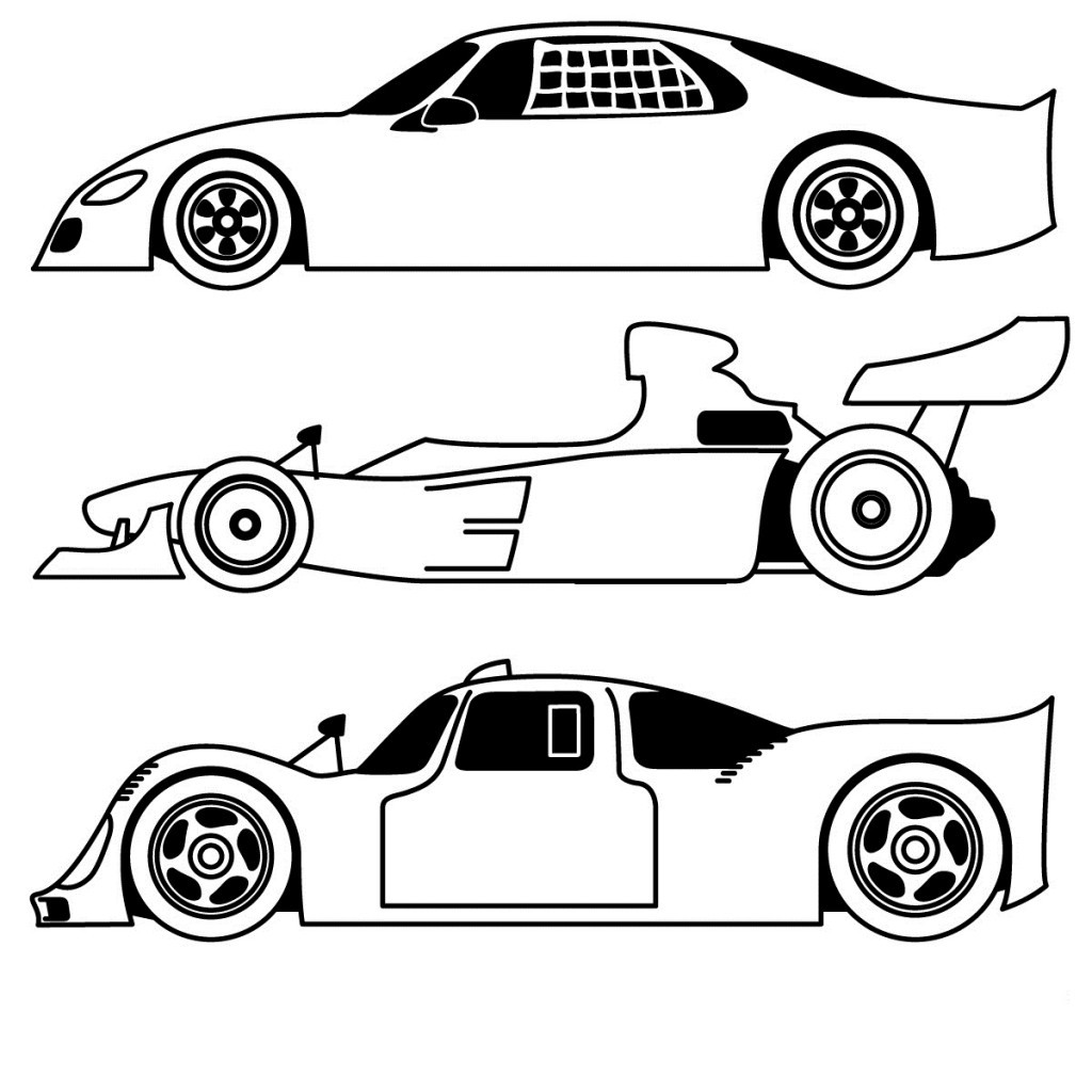 Free Boys Car Coloring Pages
 Free Printable Sports Coloring Pages For Kids