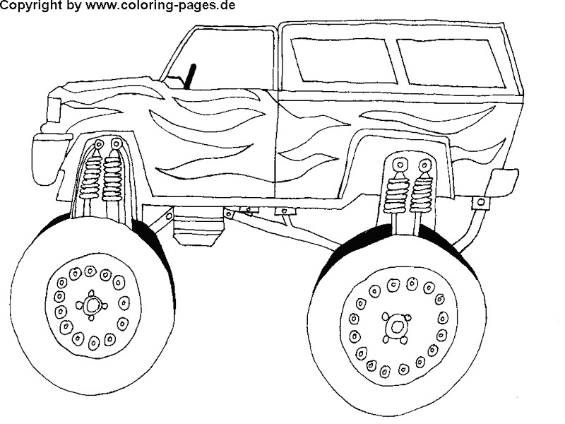 Free Boys Car Coloring Pages
 Coloring Pages Race Cars