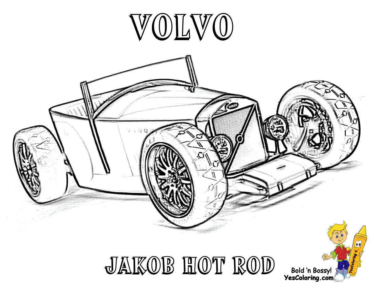 Free Boys Car Coloring Pages
 Macho Muscle Car Printables Free