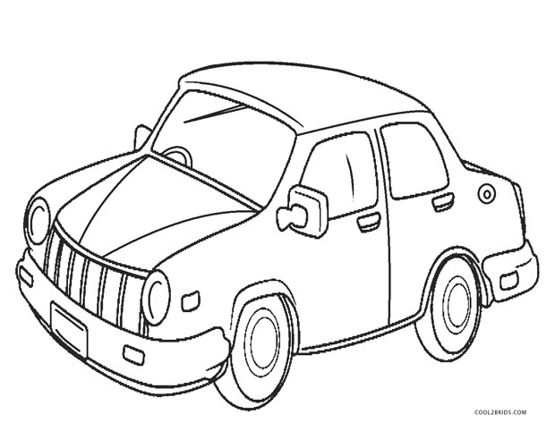 Free Car Coloring Pages For Toddlers
 Free Printable Cars Coloring Pages For Kids