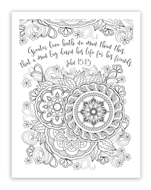 Free Christian Adult Coloring Pages
 Free Christian Coloring Pages for Adults Roundup