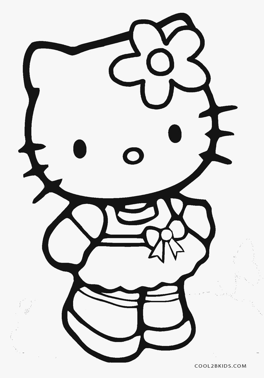 Free Coloring Book
 Free Printable Hello Kitty Coloring Pages For Pages
