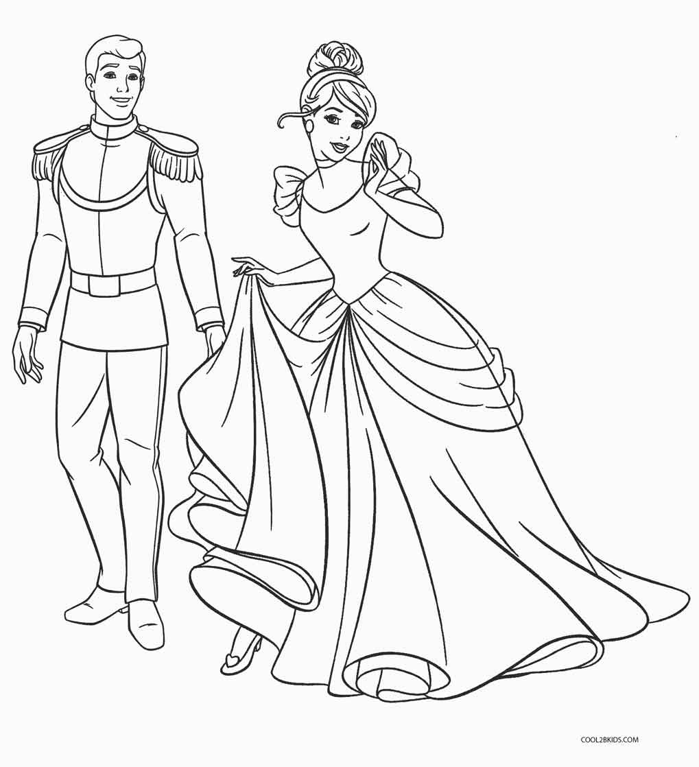 Free Coloring Book
 Free Printable Cinderella Coloring Pages For Kids