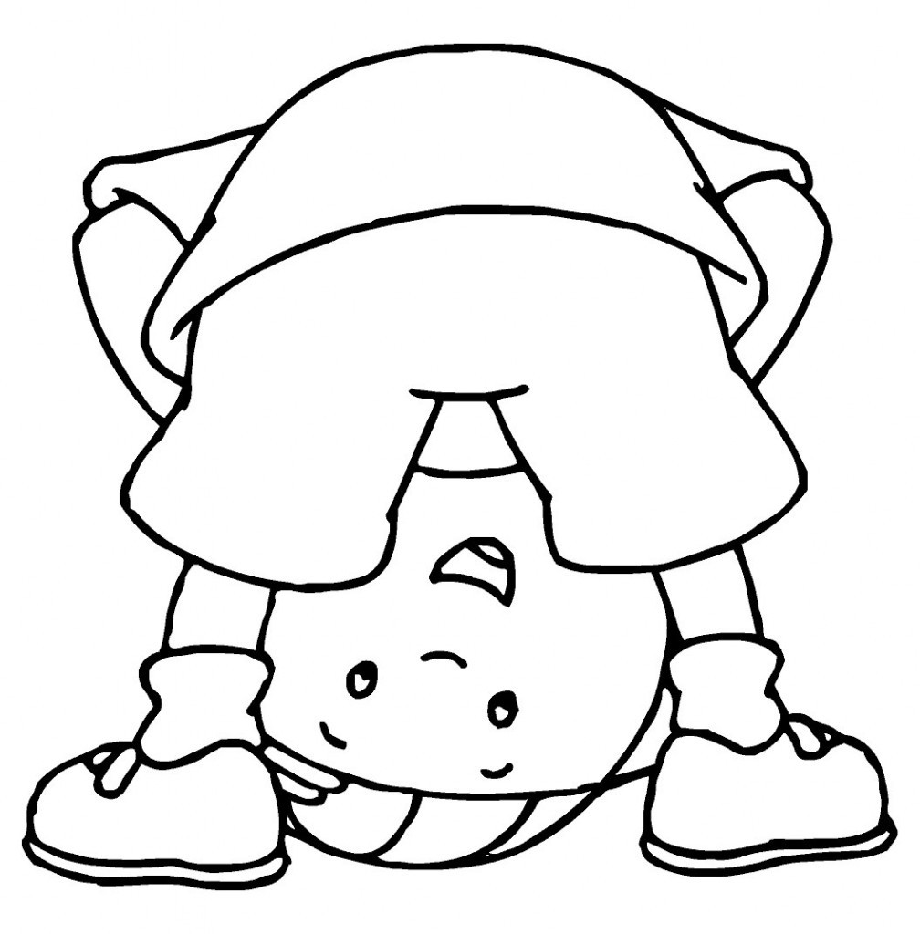 Free Coloring Book Pages For Toddlers
 Free Printable Caillou Coloring Pages For Kids