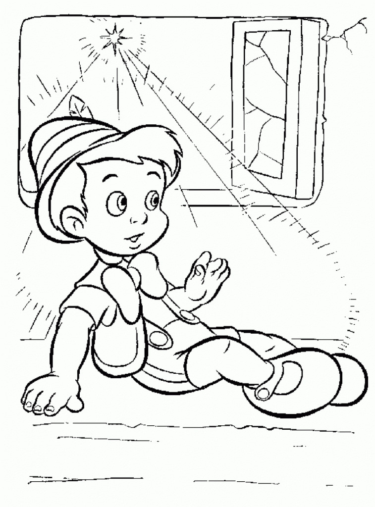 Free Coloring Book Pages For Toddlers
 Free Printable Pinocchio Coloring Pages For Kids