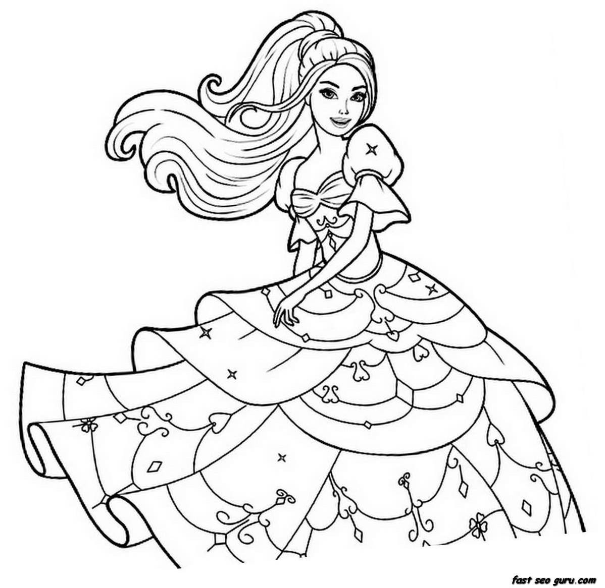 Free Coloring Books For Girls
 coloring pages for girls