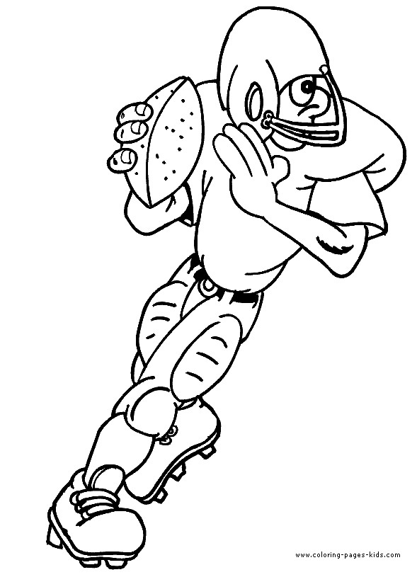 Free Coloring Pages For Boys+Sports
 sports coloring pages for boys football