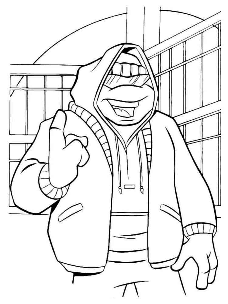 Free Coloring Pages For Boys Turtle
 Mutant Ninja Turtles coloring pages Download and print