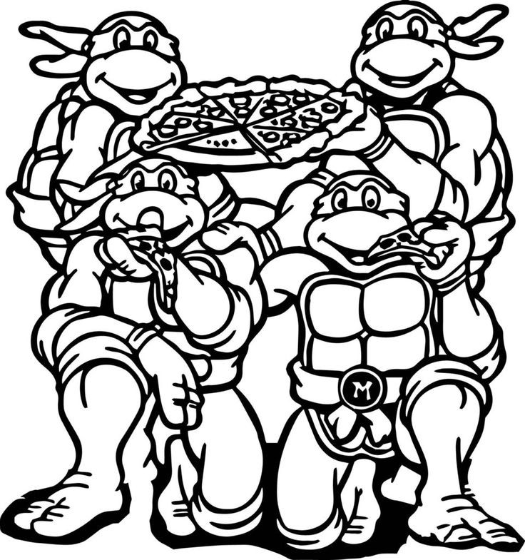 Free Coloring Pages For Boys Turtle
 Teenage Mutant Ninja Turtles Coloring Pages