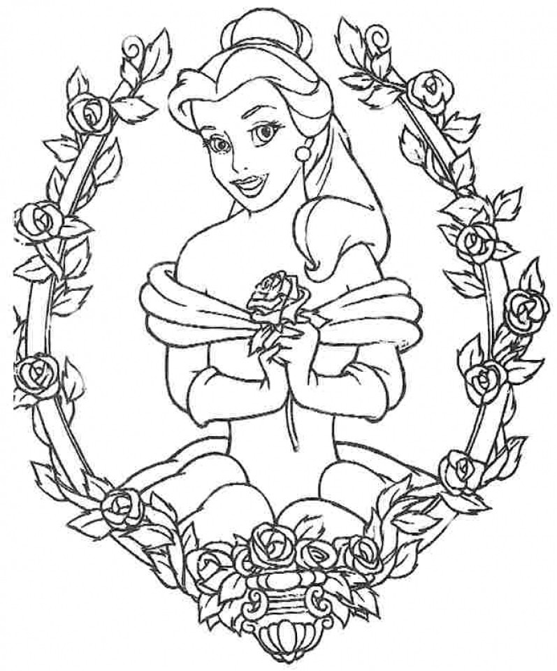 Free Coloring Pages For Girls Disney
 Disney Coloring Pages For Girls to Pin on