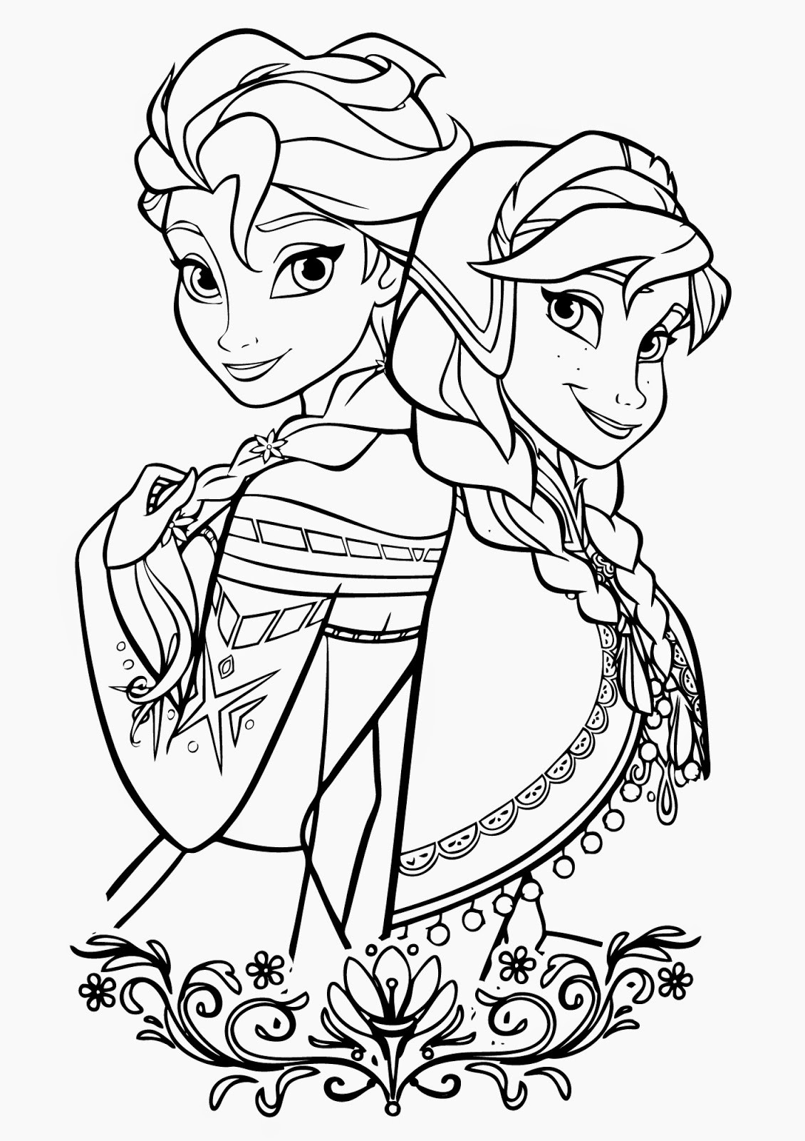 Free Coloring Printable Pages
 Free Printable Elsa Coloring Pages for Kids Best