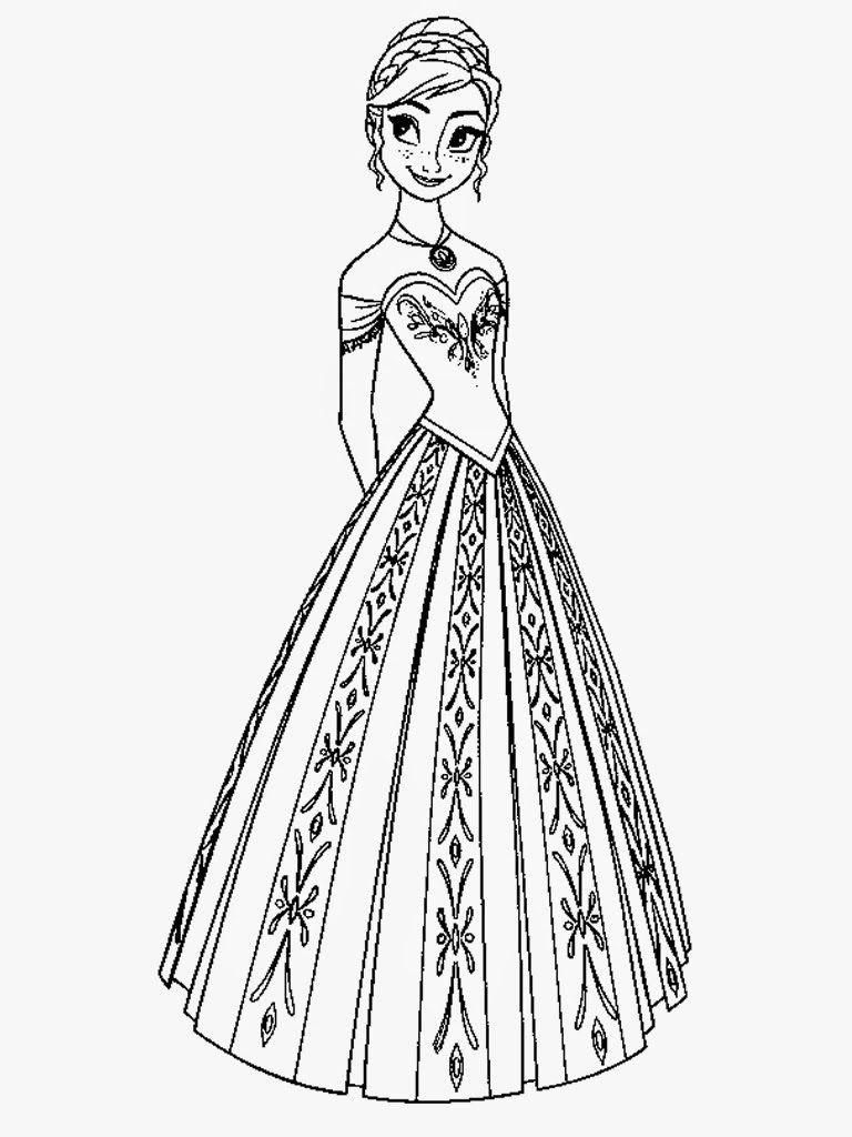 Free Coloring Printable Pages
 Free Printable Frozen Coloring Pages for Kids Best