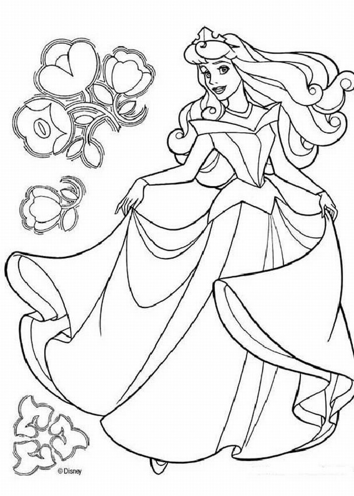 Free Disney Coloring Pages For Kids
 Free Printable Disney Princess Coloring Pages For Kids