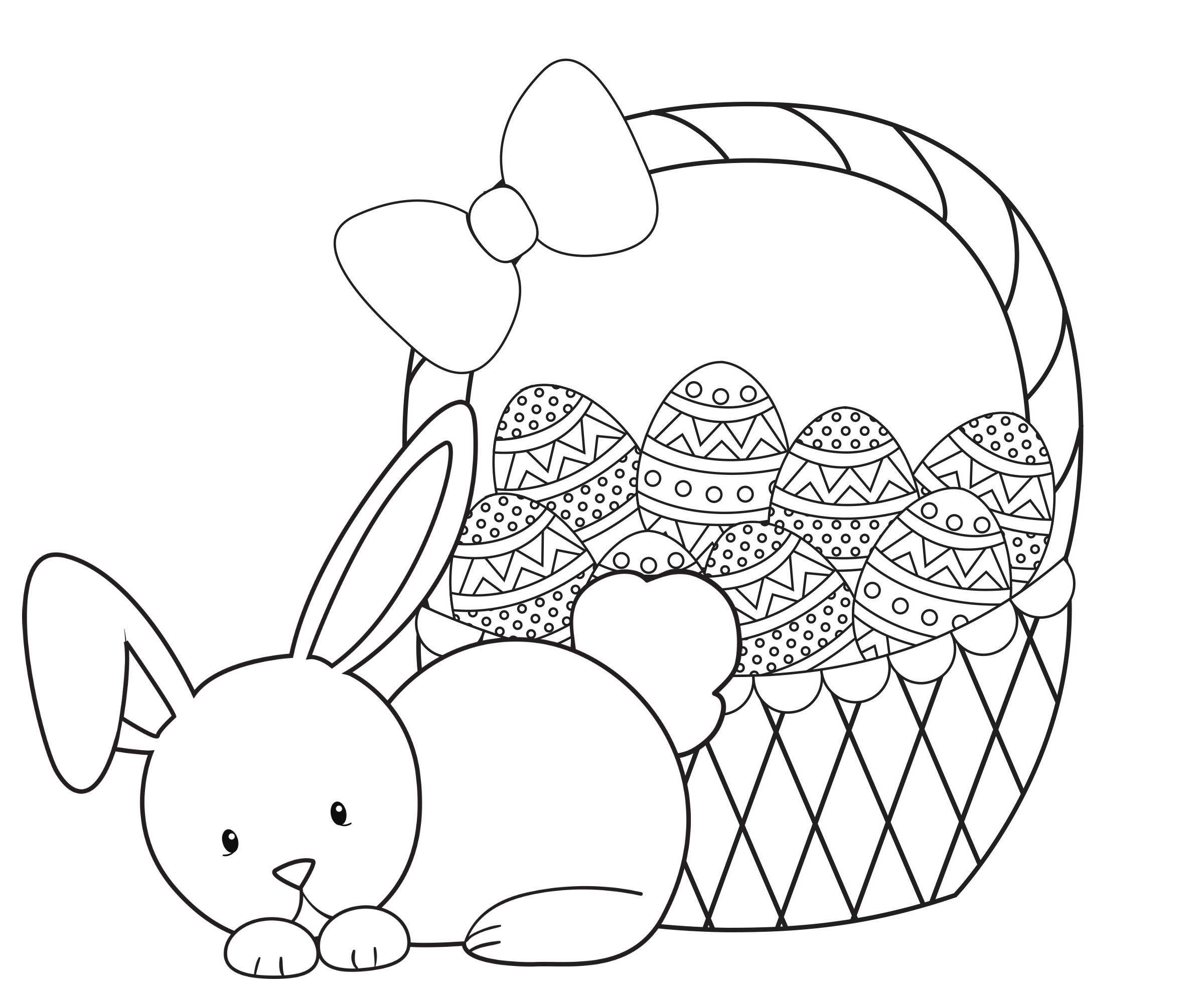 Free Easter Coloring Pages For Girls
 Easter Coloring Pages for Kids Crazy Little Projects