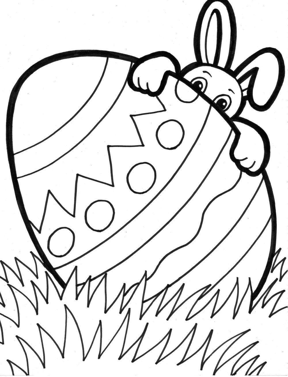 Free Easter Coloring Pages For Toddlers
 16 Free Printable Easter Coloring Pages for Kids