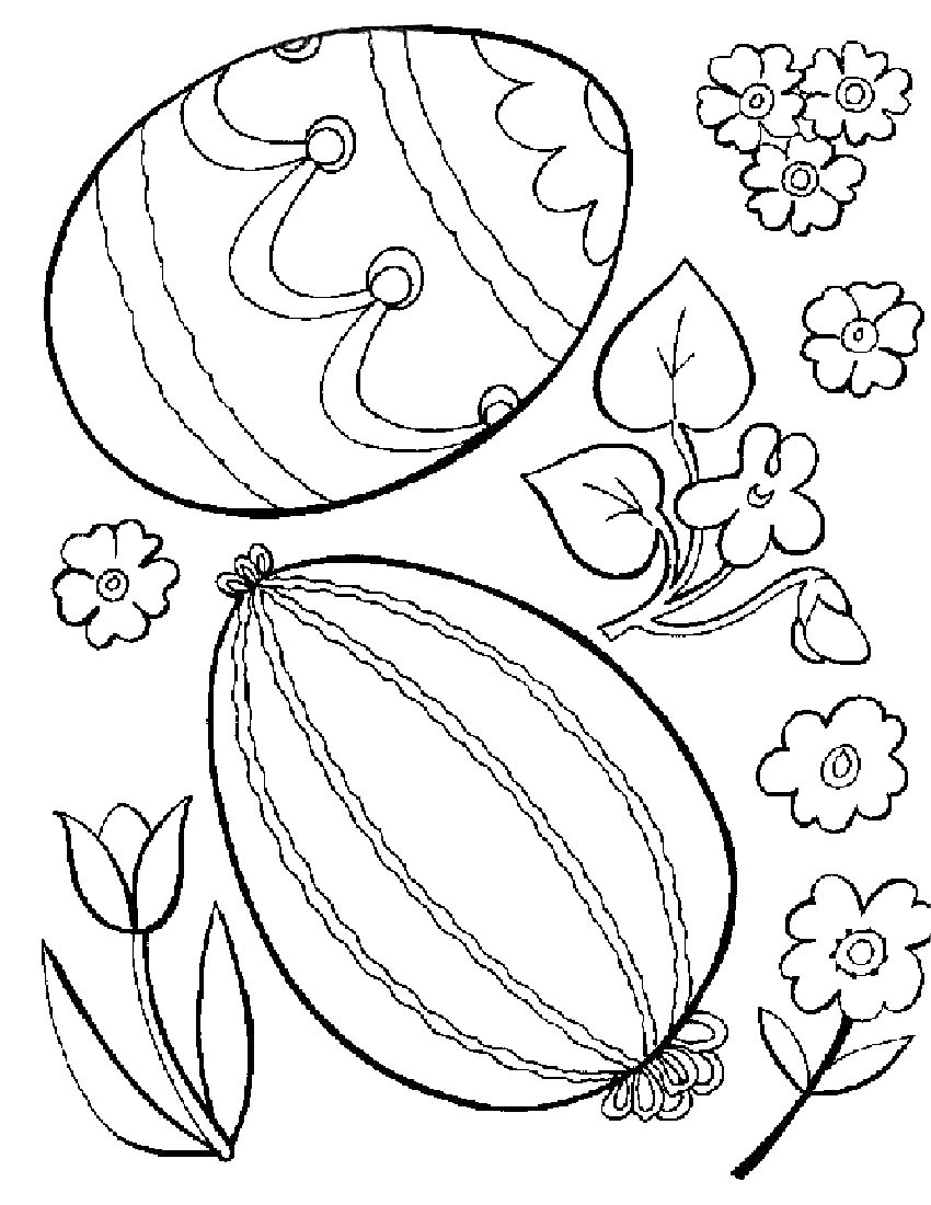 Free Easter Coloring Pages For Toddlers
 Free Printable Easter Egg Coloring Pages For Kids