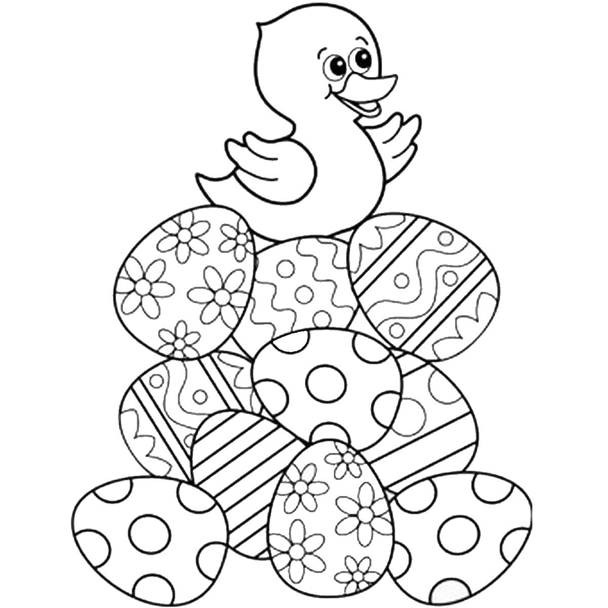 Free Easter Coloring Pages To Print
 Easter Coloring Pages