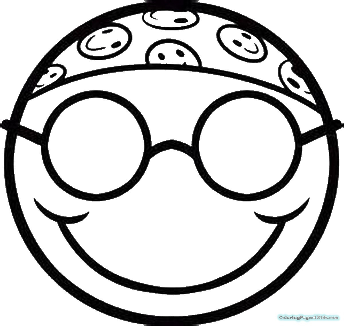 Free Emoji Coloring Pages
 Coloring Pages Sun Glasses Emoji
