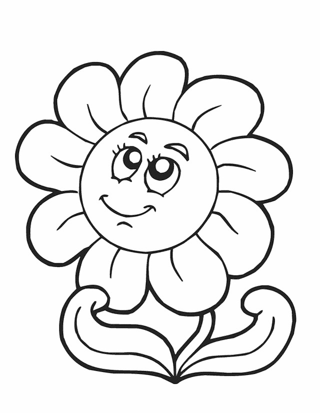 Free Flower Coloring Pages For Kids
 Top 35 Free Printable Spring Coloring Pages line