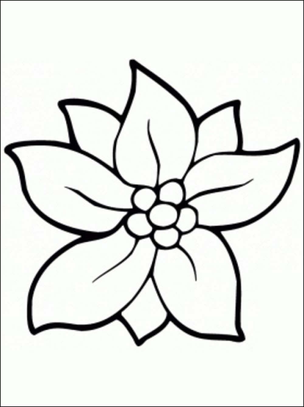 Free Flowers Coloring Pages Toddler
 Flower Coloring Pages coloringsuite
