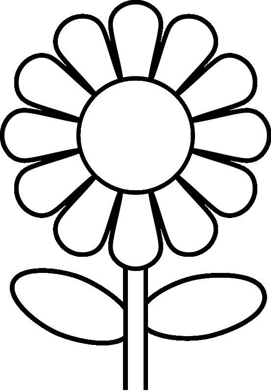 Free Flowers Coloring Pages Toddler
 Free Printable Preschool Coloring Pages
