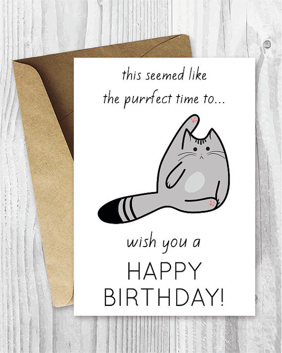 Free Funny Birthday Card
 Funny Birthday Cards Printable Birthday Cards Funny Cat