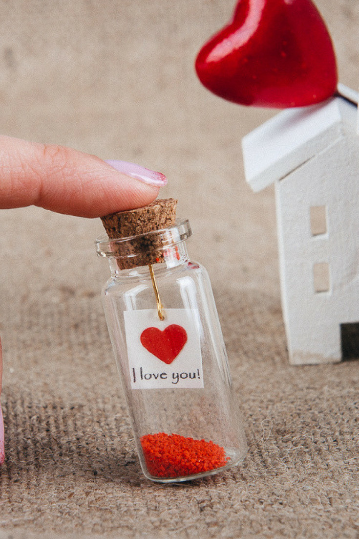 Free Gift Ideas For Girlfriend
 I Love You Message In a Bottle Gift For Boyfriend Romantic