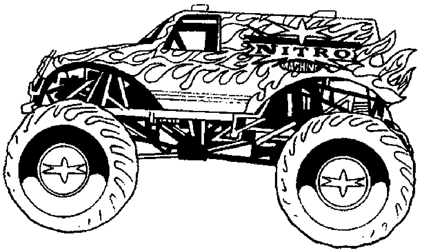 Free Monster Truck Coloring Pages
 monster trucks coloring pages