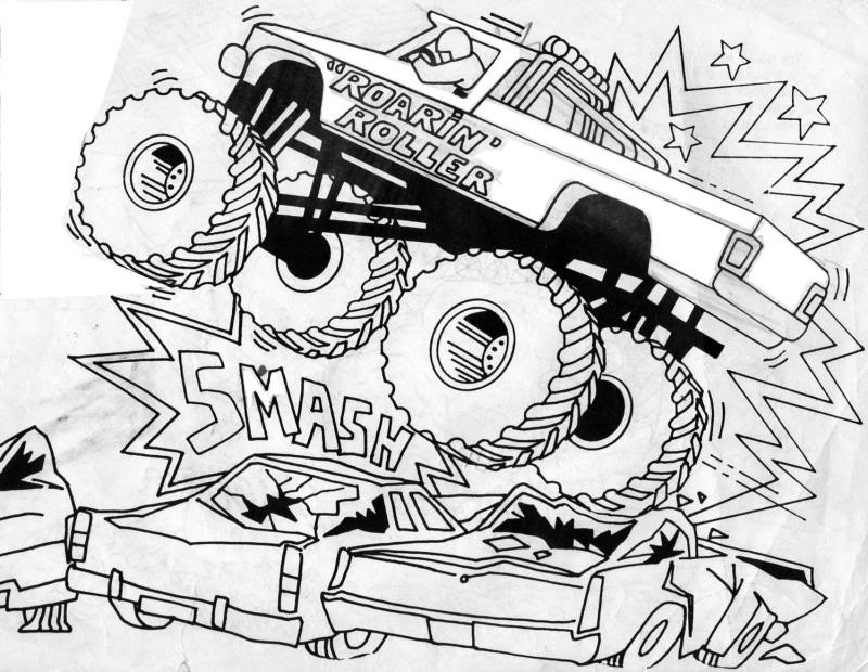 Free Monster Truck Coloring Pages
 Free Printable Monster Truck Coloring Pages For Kids
