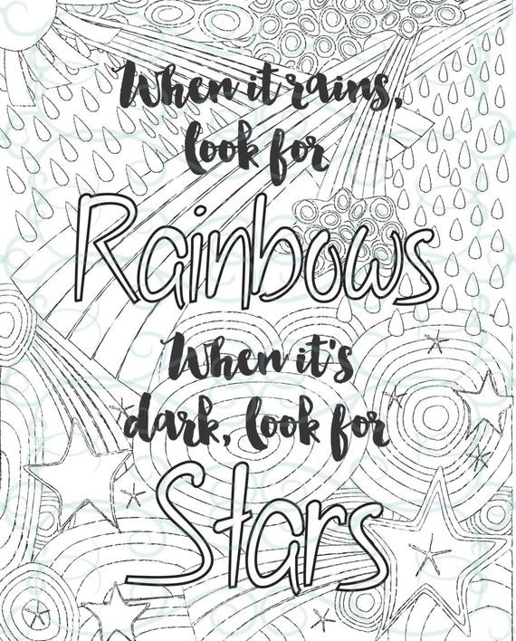Free Printable Adult Coloring Pages Quotes
 Adult Inspirational Coloring Page printable 02 Look for