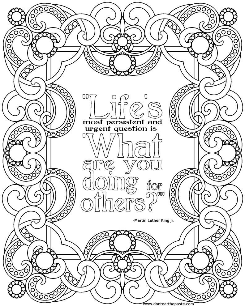 Free Printable Adult Coloring Pages Quotes
 All Quotes Coloring Pages Printable QuotesGram