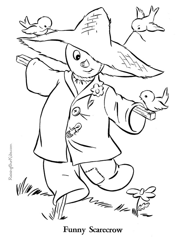 Free Printable Autumn Coloring Pages
 Autumn coloring page 018