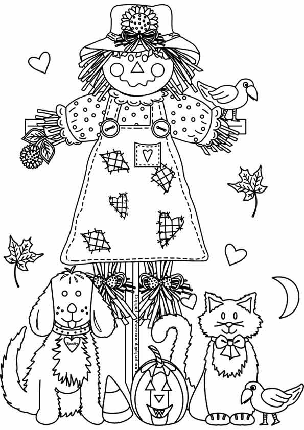 Free Printable Autumn Coloring Pages
 Free Printable Fall Coloring Pages for Kids Best