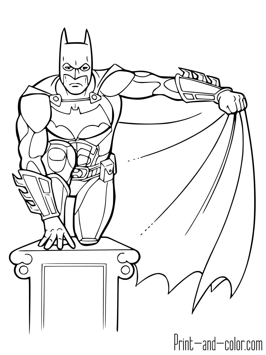 Free Printable Batman Coloring Pages
 Batman coloring pages