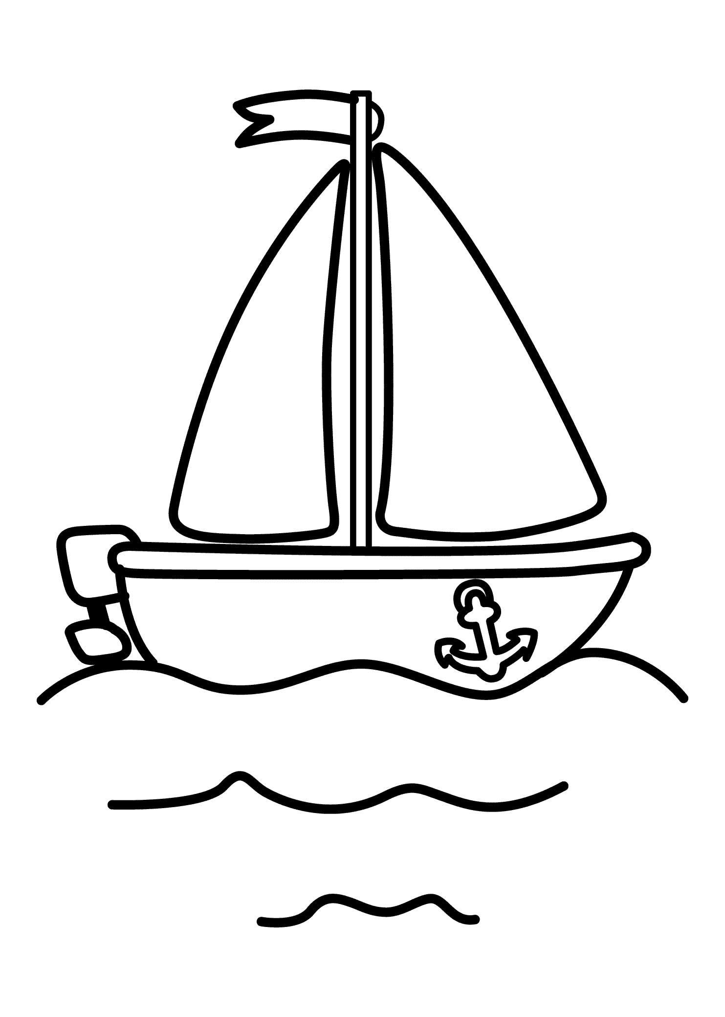 Free Printable Boat Coloring Pages
 Pin by Shreya Thakur on Free Coloring Pages