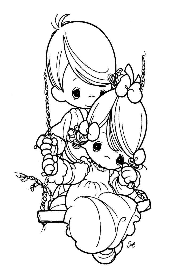 Free Printable Boys Coloring Pages
 precious moments images clipart