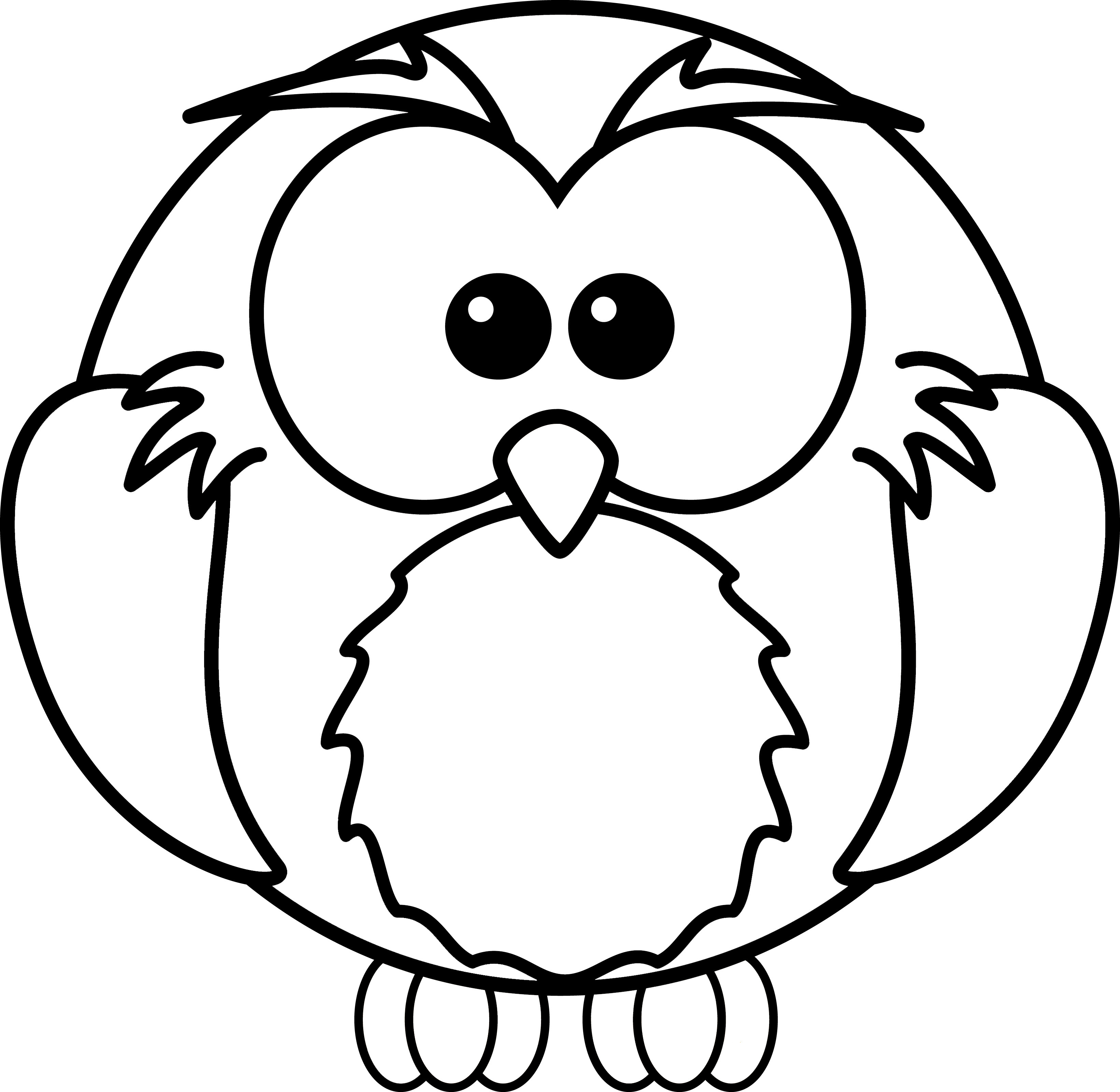 Free Printable Cartoon Coloring Pages
 Free Cartoon Owl Coloring Page Clipart