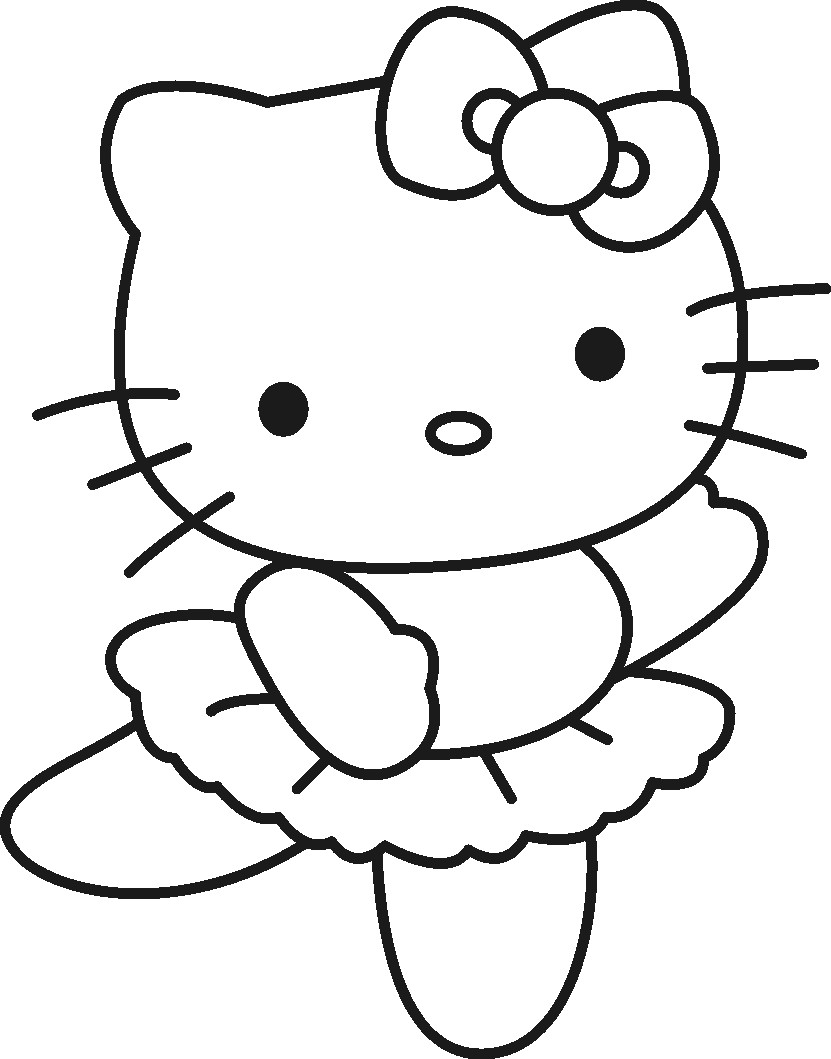 Free Printable Coloring Sheets For Girls
 Free Printable Hello Kitty Coloring Pages For Kids