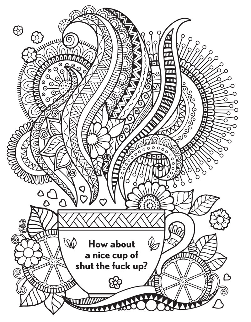 Free Printable Cuss Word Coloring Pages
 curse word coloring pages
