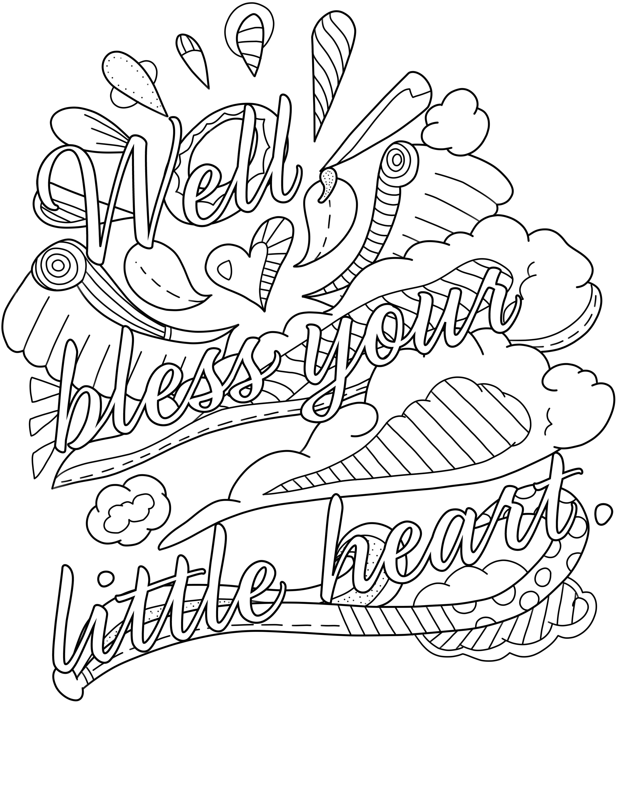 Free Printable Cuss Word Coloring Pages
 Swear Word Coloring Pages at GetColorings