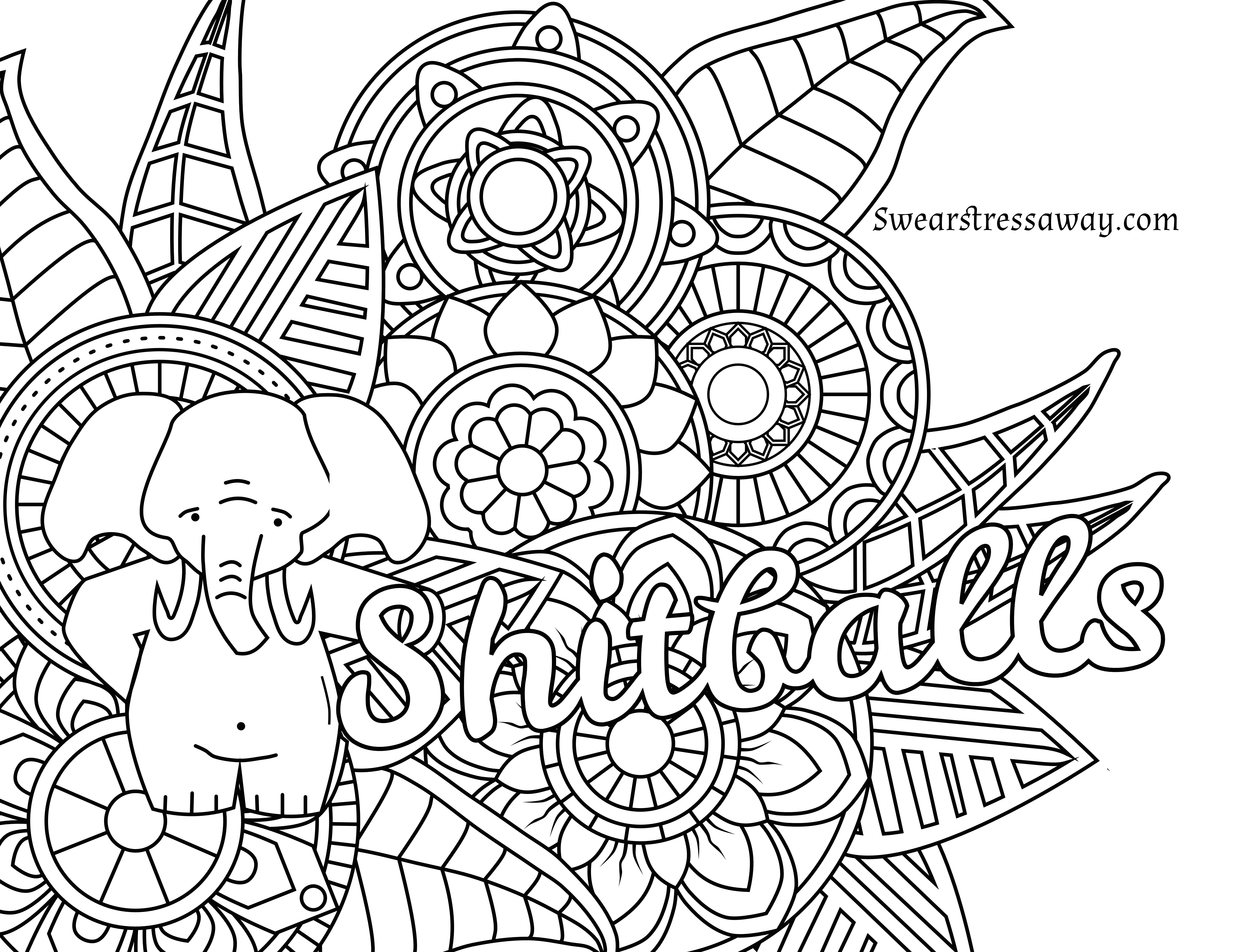 Free Printable Cuss Word Coloring Pages
 Coloring Pages Curse Words at GetColorings