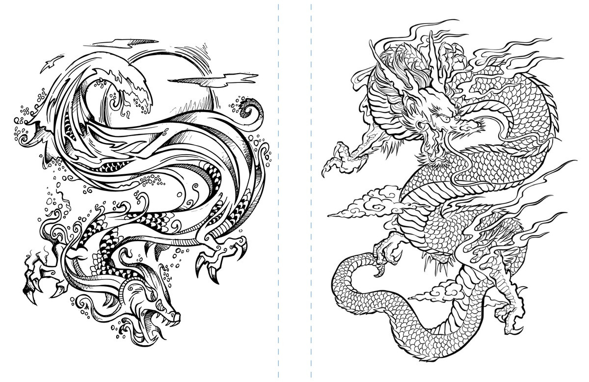 Free Printable Dragon Coloring Pages
 Free Dragon Coloring Page to Print Adult Coloring