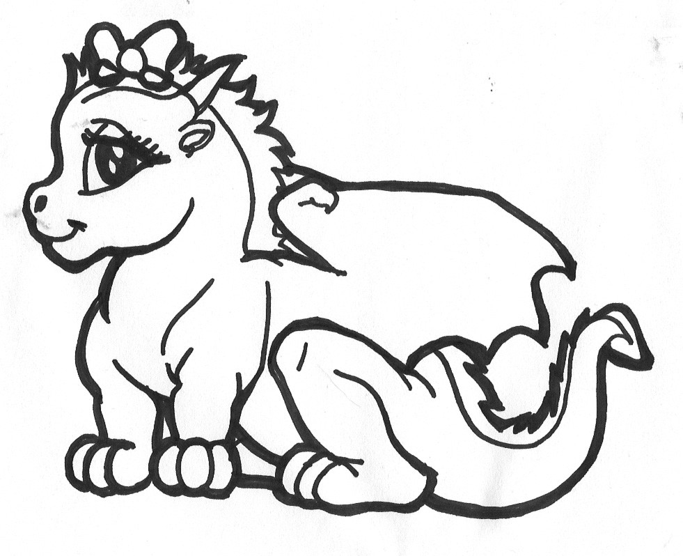 Free Printable Dragon Coloring Pages
 Free Printable Dragon Coloring Pages AZ Coloring Pages