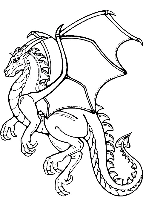 Free Printable Dragon Coloring Pages
 Top 25 Free Printable Dragon Coloring Pages line