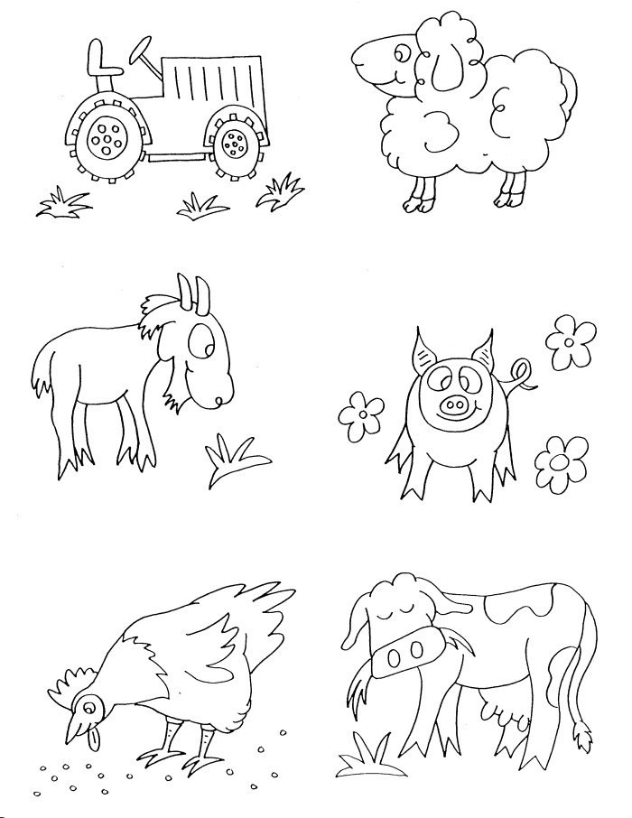 Free Printable Farm Animal Coloring Pages
 Free Printable Farm Animal Coloring Pages For Kids