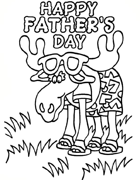 Free Printable Fathers Day Coloring Pages
 Father s Day Relax Coloring Page