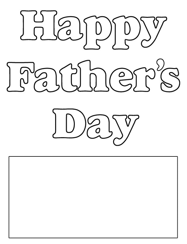 Free Printable Fathers Day Coloring Pages
 Happy Father s Day Free Printable Coloring Pages