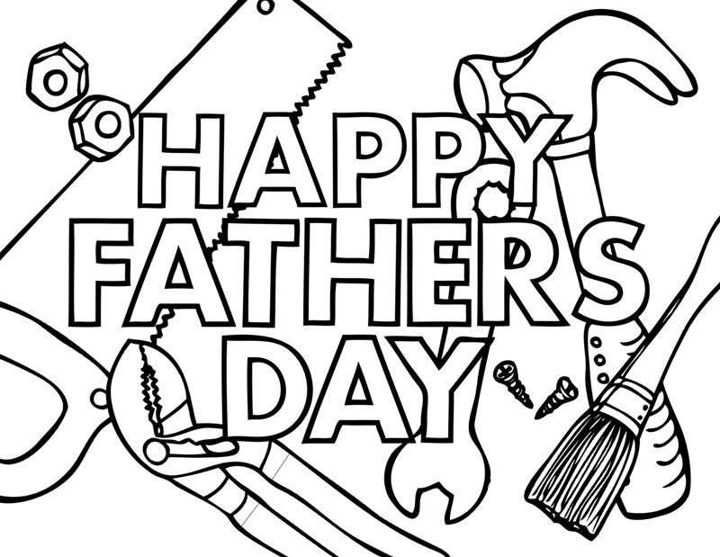 Free Printable Fathers Day Coloring Pages
 Fathers Day Crafting The Word God